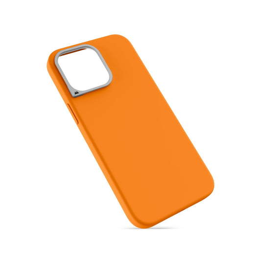 MagSafe® Compatible Tangerine Silicone Phone Case - Minimalist